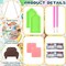 13 Pcs Interchangeable Diamond Art 4th of July Front Door Seasonal Truck DIY Craft Decor for Independence Day Summer